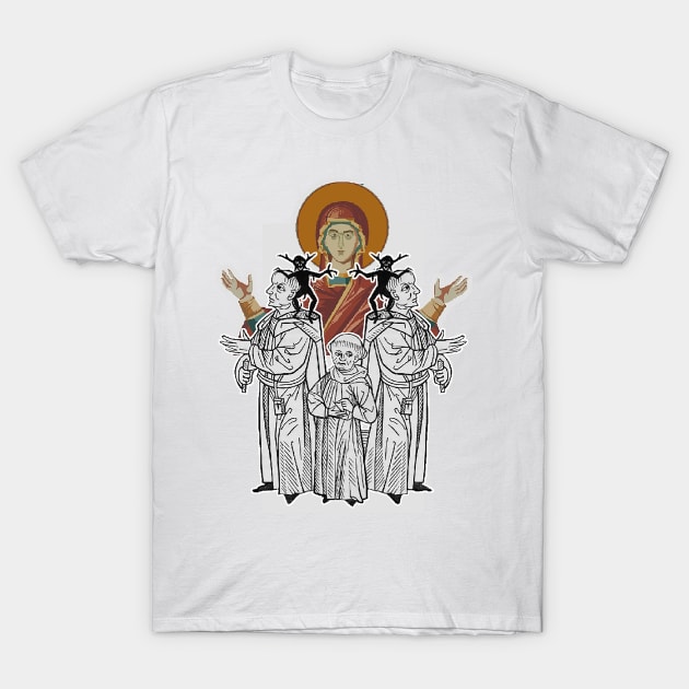 From Byzantium the prophecy of the evil that does not protect itself, get rid of it and pray T-Shirt by Marccelus